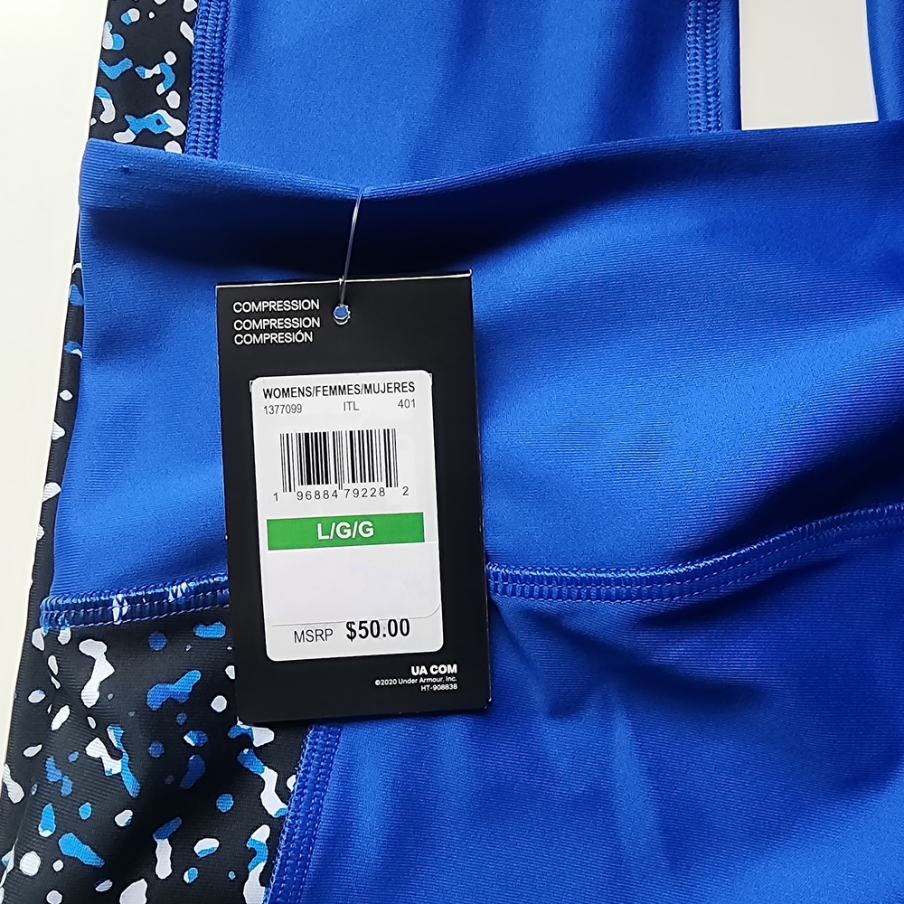 Under Armour High Rise Blue Leggings